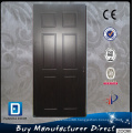 Six Panel Design Wooden MDF PVC Room Office Interior Wood Door